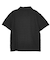 SCRIPT LOGO SHIRRED S/S ZIP UP TOP