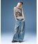 HOLLOW OUT OVAL LOGO TANK TOP