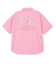 STRIPED RHINESTONE S/S SHIRT