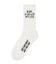 HEAVY BLOCK LOGO RIBBED SOCKS