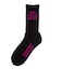HEAVY BLOCK LOGO RIBBED SOCKS