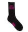 HEAVY BLOCK LOGO RIBBED SOCKS