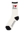 I LOVE X-GIRL RIBBED SOCKS