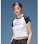 GLOW METAL OVAL LOGO RAGLAN S/S BABY TEE