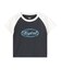GLOW METAL OVAL LOGO RAGLAN S/S BABY TEE