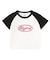 GLOW METAL OVAL LOGO RAGLAN S/S BABY TEE