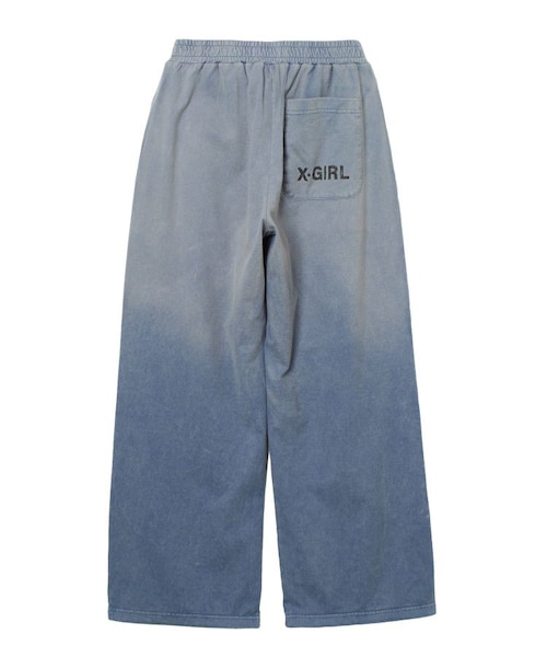 HARD DISTRESSED RELAX EASY PANTS｜エックスガールの通販｜&mall