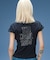 RHINESTONE SKULL S/S BABY TEE