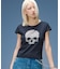 RHINESTONE SKULL S/S BABY TEE