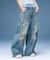 DISTRESSED BAGGY DENIM PANTS