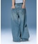 DISTRESSED BAGGY DENIM PANTS