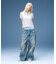 DISTRESSED BAGGY DENIM PANTS