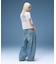 DISTRESSED BAGGY DENIM PANTS