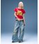 DISTRESSED BAGGY DENIM PANTS