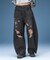 DISTRESSED BAGGY DENIM PANTS