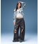 DISTRESSED BAGGY DENIM PANTS