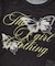 SCRIPT LOGO AND BUTTERFLY MESH S/S BABY TEE