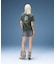FADED TRI-COLOR FACE S/S TEE