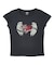 RHINESTONE HEART AND WING S/S BABY TEE