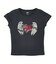 RHINESTONE HEART AND WING S/S BABY TEE