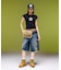 FACE AND LOGO PATCH S/S BABY TEE
