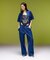 FACE LABEL POCKET EASY PANTS
