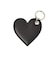 FAUX LEATHER HEART KEYRING