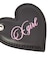 FAUX LEATHER HEART KEYRING
