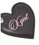 FAUX LEATHER HEART KEYRING