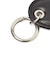 FAUX LEATHER HEART KEYRING