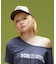 CHEERFUL LOGO AND FACE TRUCKER CAP