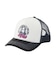 CHEERFUL LOGO AND FACE TRUCKER CAP