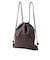 XG EMBLEM FAUX LEATHER KNAPSACK