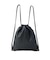XG EMBLEM FAUX LEATHER KNAPSACK