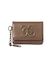 METAL XG EMBLEM FAUX LEATHER CARD CASE