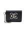METAL XG EMBLEM FAUX LEATHER CARD CASE