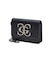 METAL XG EMBLEM FAUX LEATHER CARD CASE