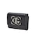 METAL XG EMBLEM FAUX LEATHER MINI WALLET