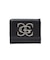 METAL XG EMBLEM FAUX LEATHER MINI WALLET
