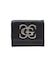 METAL XG EMBLEM FAUX LEATHER MINI WALLET