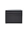 METAL XG EMBLEM FAUX LEATHER MINI WALLET