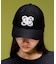 XG EMBLEM FADED FAUX LEATHER 6PANEL CAP