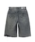 EMBLEM POCKET DISTRESSED DENIM SHORTS