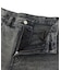 EMBLEM POCKET DISTRESSED DENIM SHORTS