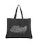 RHINESTONE LOGO BIG TOTE BAG
