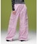 EMBLEM POCKET 2WAY WIDE LEG CARGO PANTS