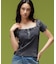 FADED HENLEY NECK S/S COMPACT TOP