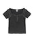 FADED HENLEY NECK S/S COMPACT TOP