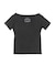 FADED HENLEY NECK S/S COMPACT TOP