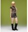 FADED LACED UP SLEEVE S/S COMPACT TOP